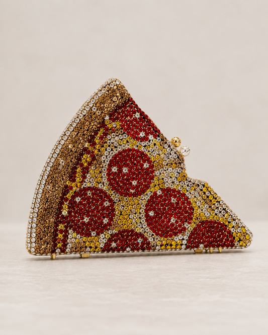 Crystal Pizza Clutch