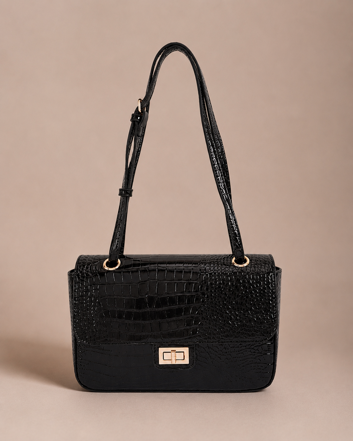 Old Money Shoulder Bag - Black