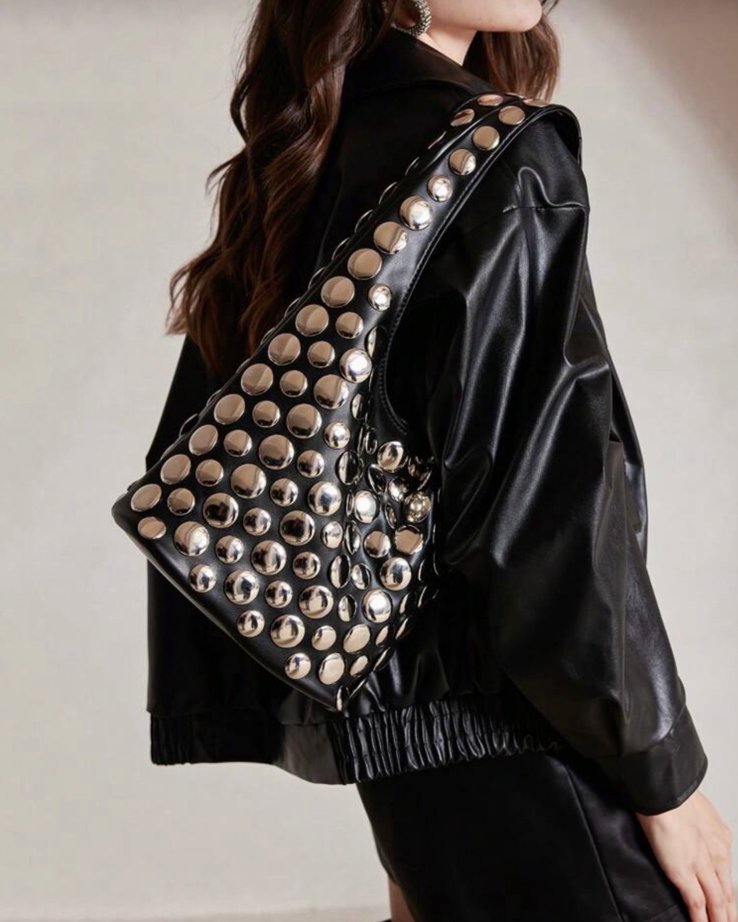 Rock With Me Shoulder Bag - Silver