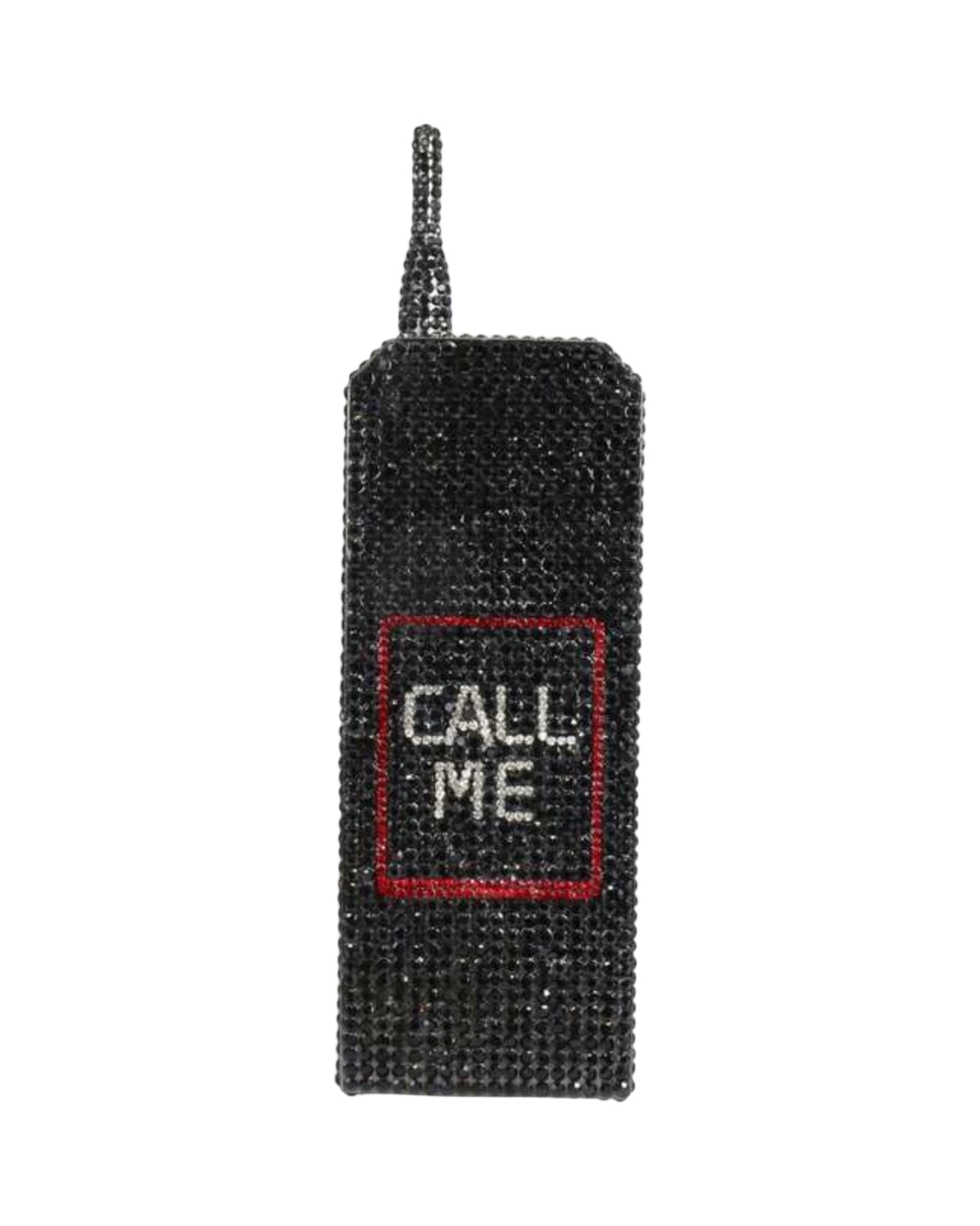 Crystal Cellphone Clutch - Black