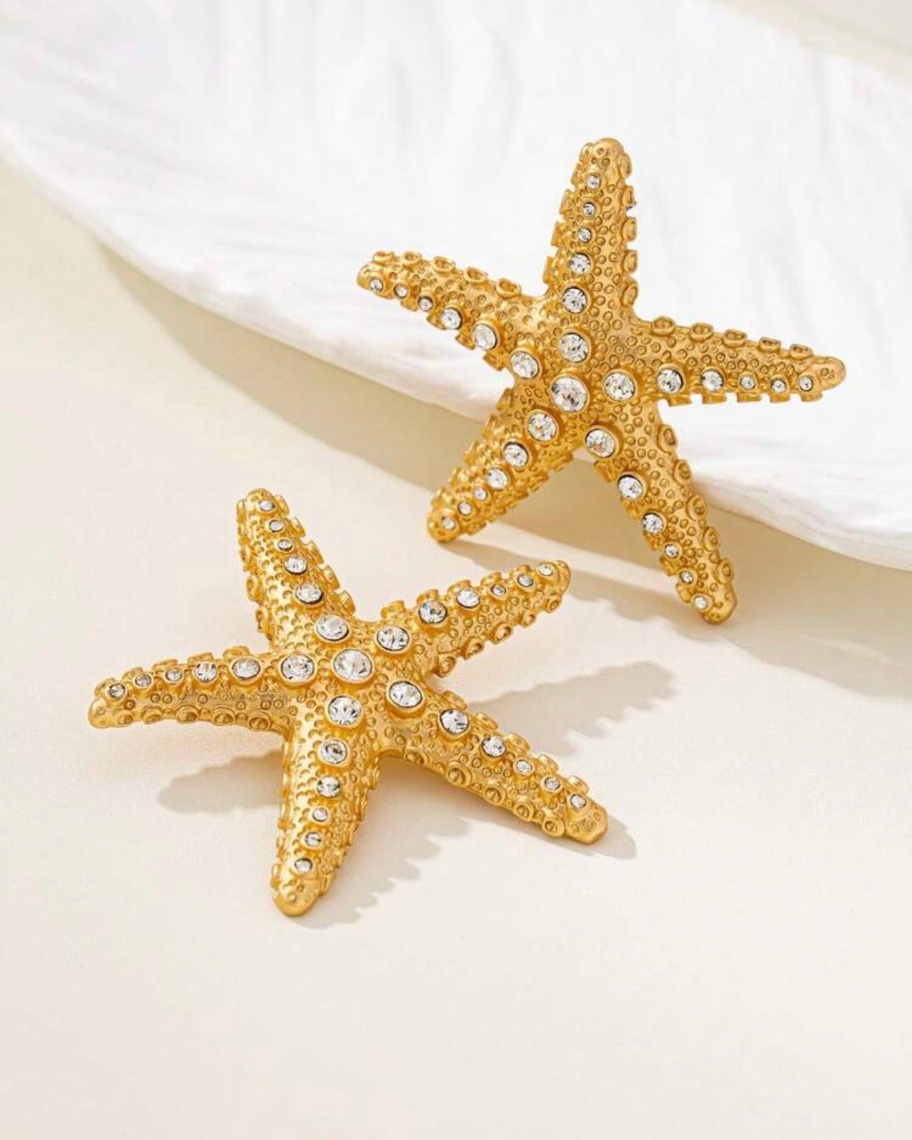 Starfish Earrings - Gold