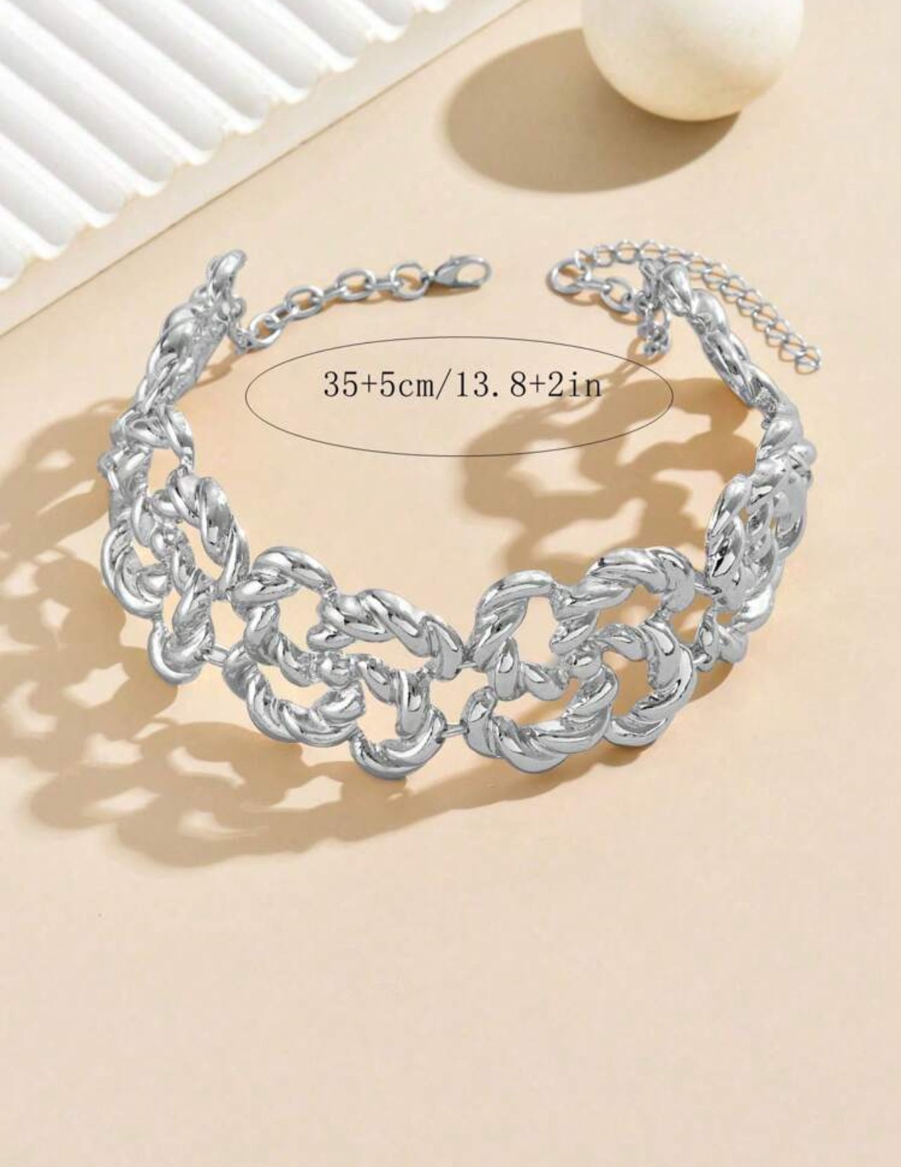 Locked In Choker - Silver