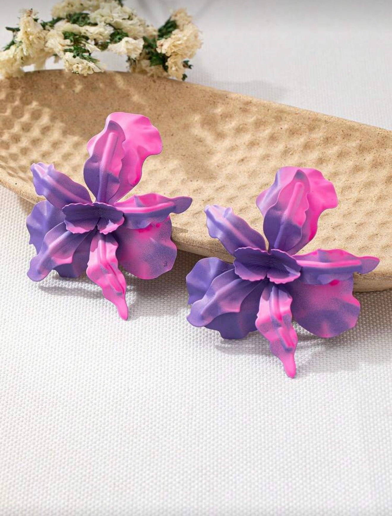 Sweet Escape Earrings - Pink/Purple
