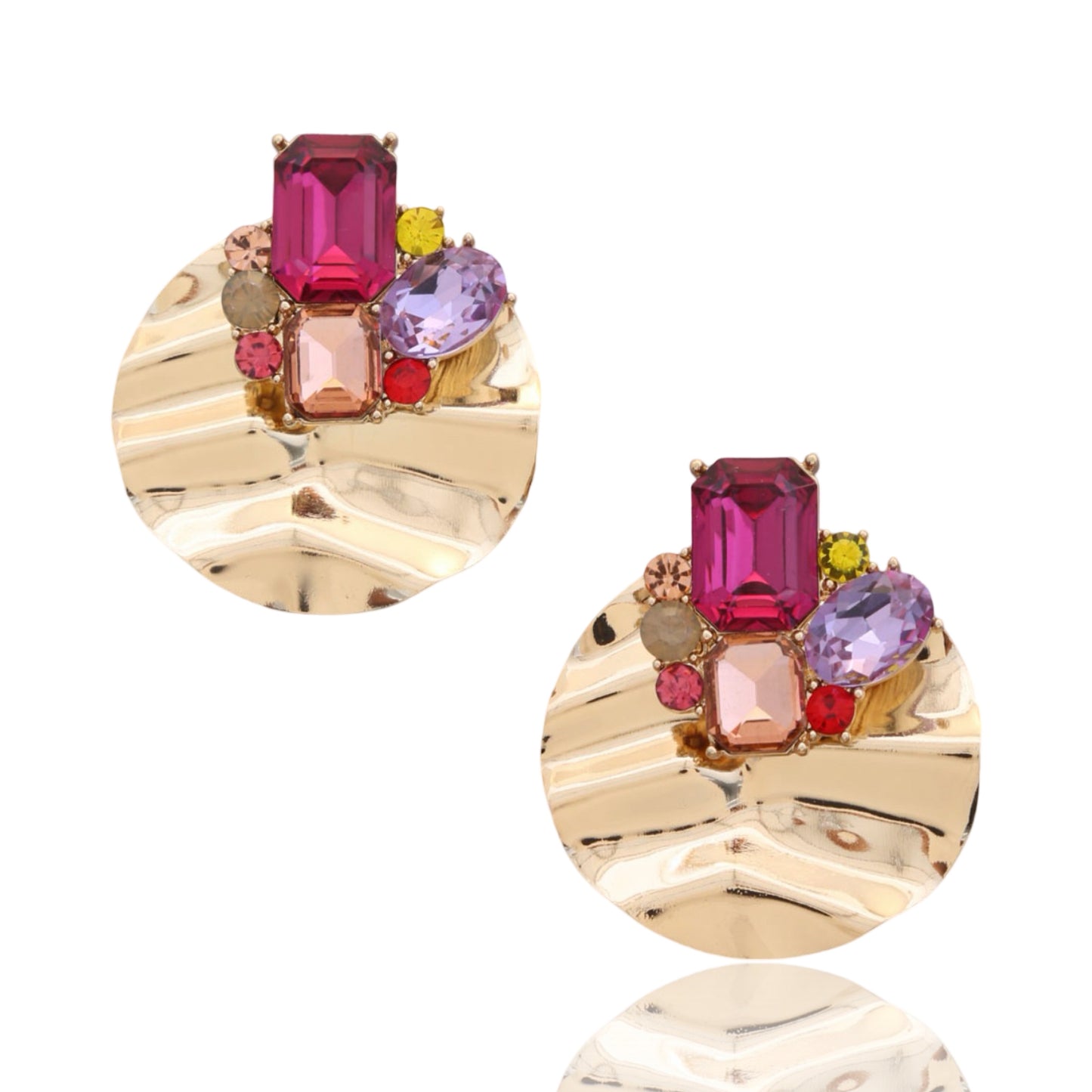 Treasure Me Earrings - Fuchsia