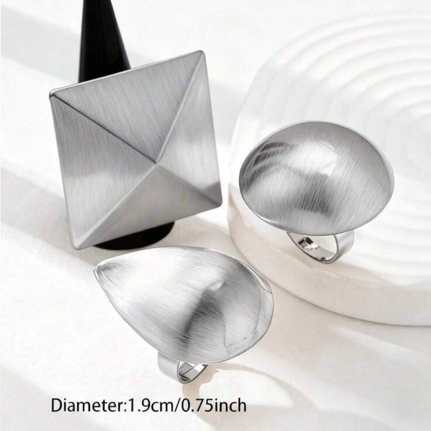 Divine Dynasty Ring Set - Silver