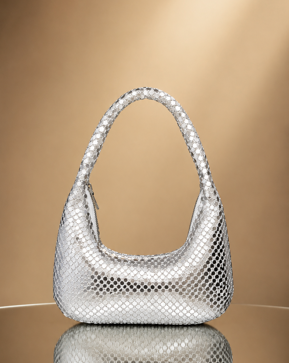 Marilyn Handbag - Silver