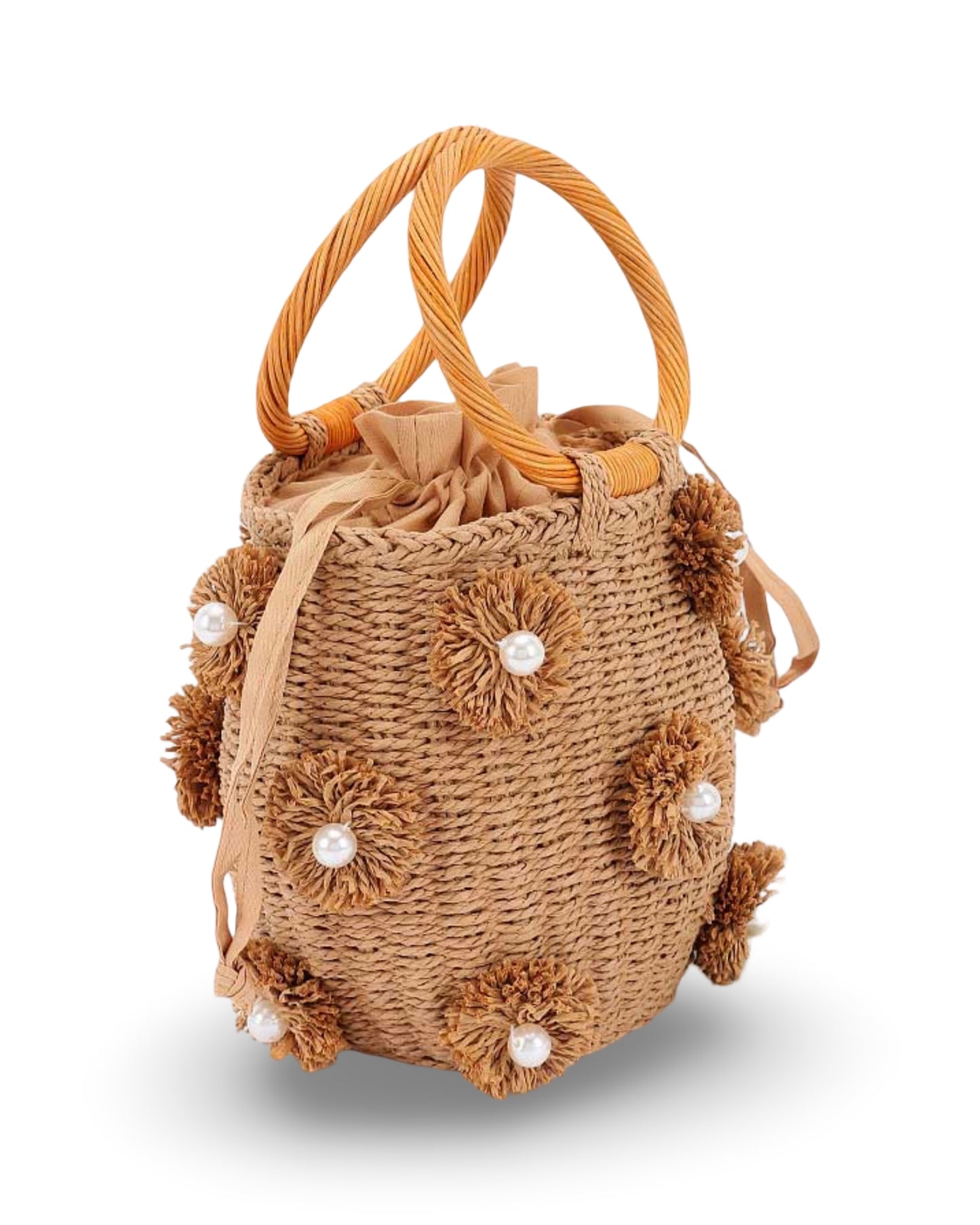 Camellia Bucket Bag - Ivory