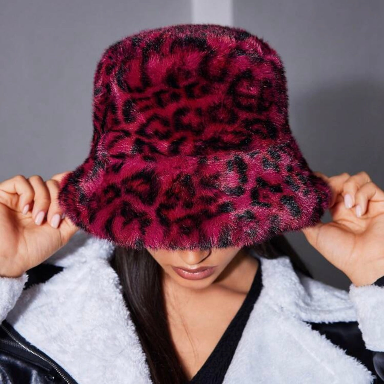 Baby I’m Chilling Bucket Hat - Burgundy