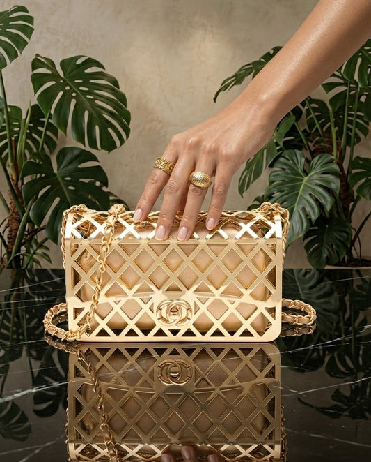 Aurelia Handbag - Gold