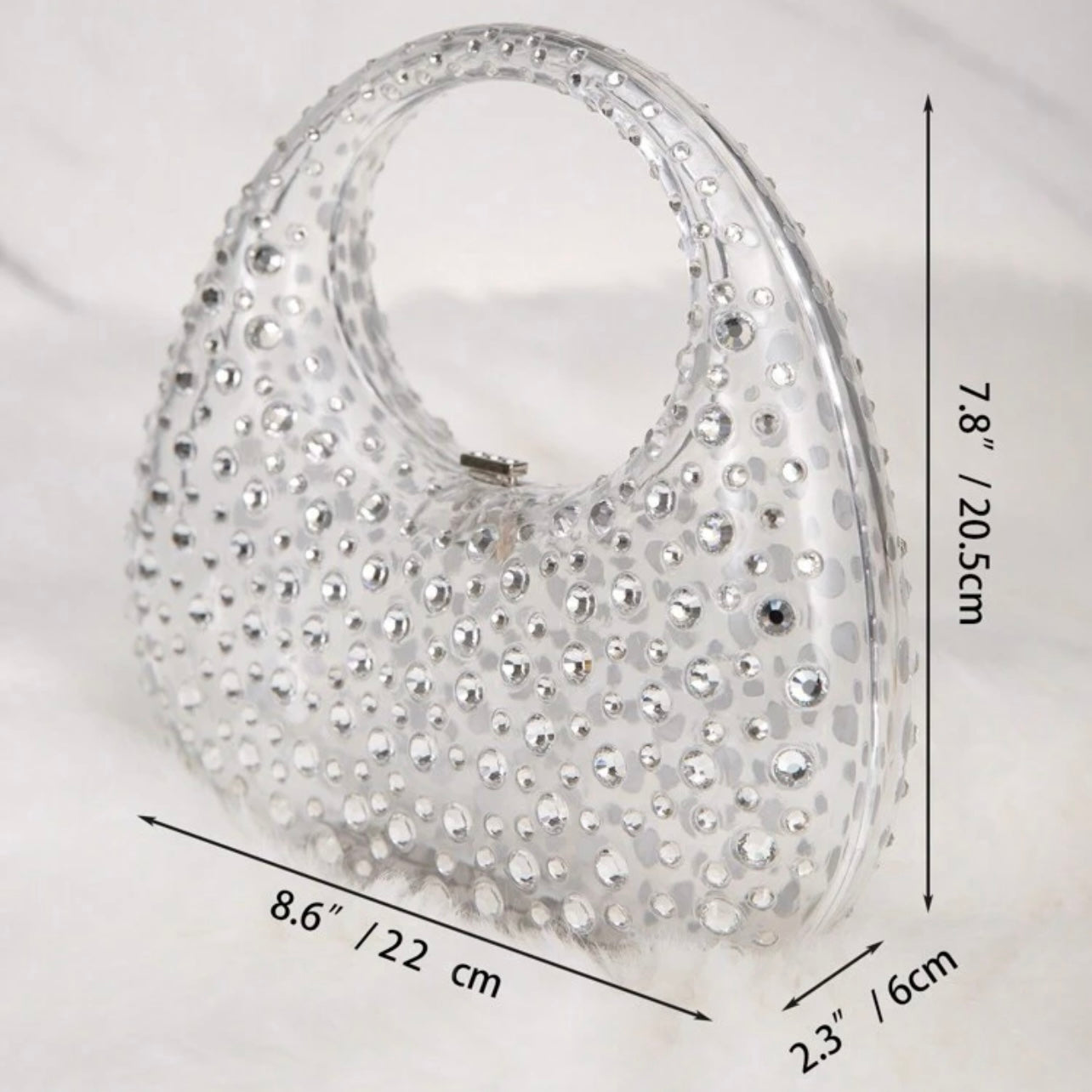 Ice Me Out Handbag - Clear