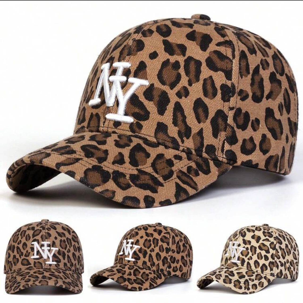 NY Baseball Hat  - Brown