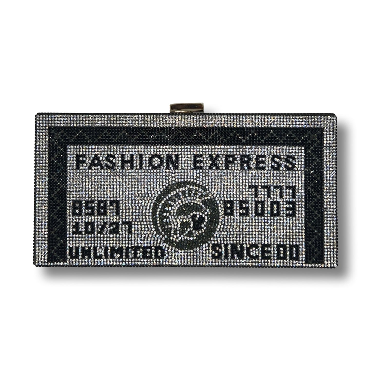 Unlimited Funds Credit Card Clutch - Black