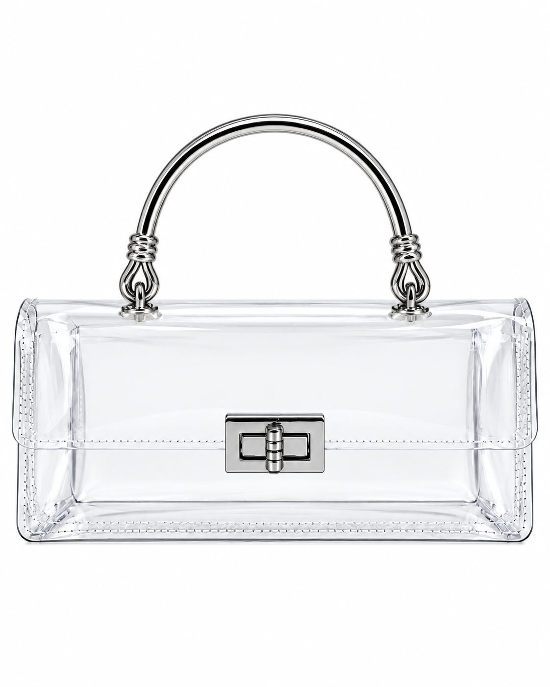 Clear Intentions Handbag - Silver