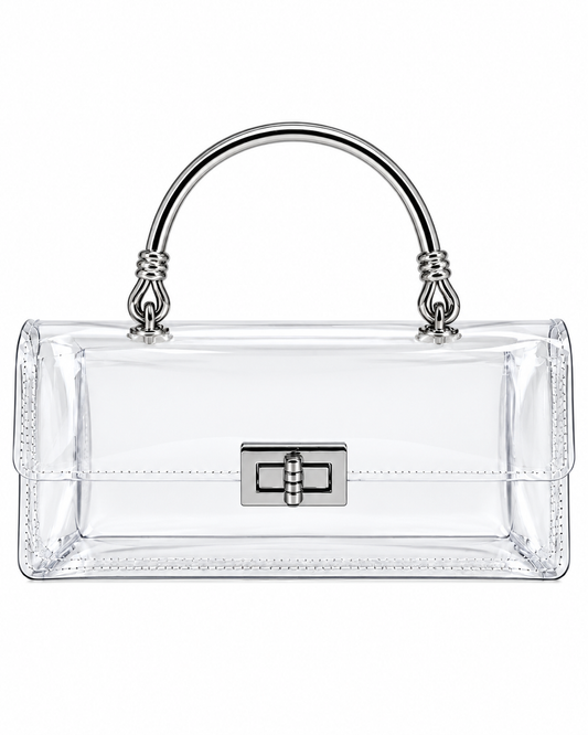 Clear Intentions Handbag - Silver