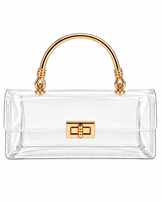 Clear Intentions Handbag - Gold