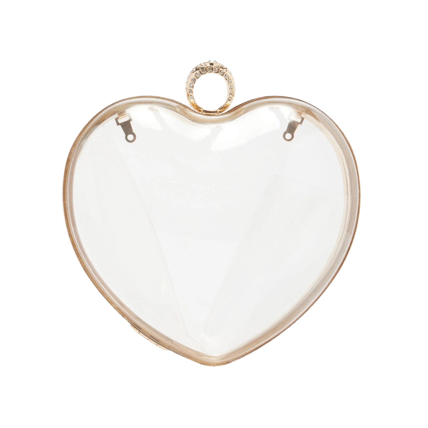 Clearly My Heart Belongs To You Clutch - Gold