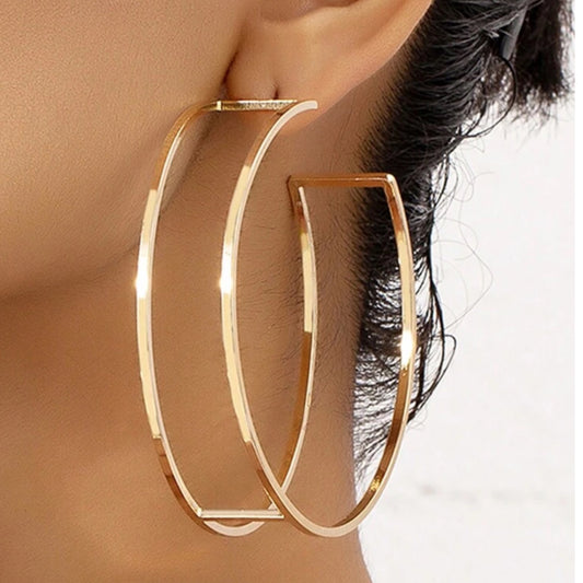 Double Up Earrings - Gold