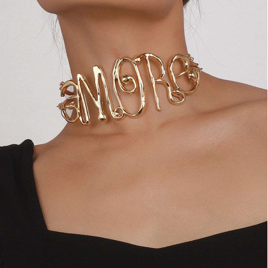 Amore Choker - Gold