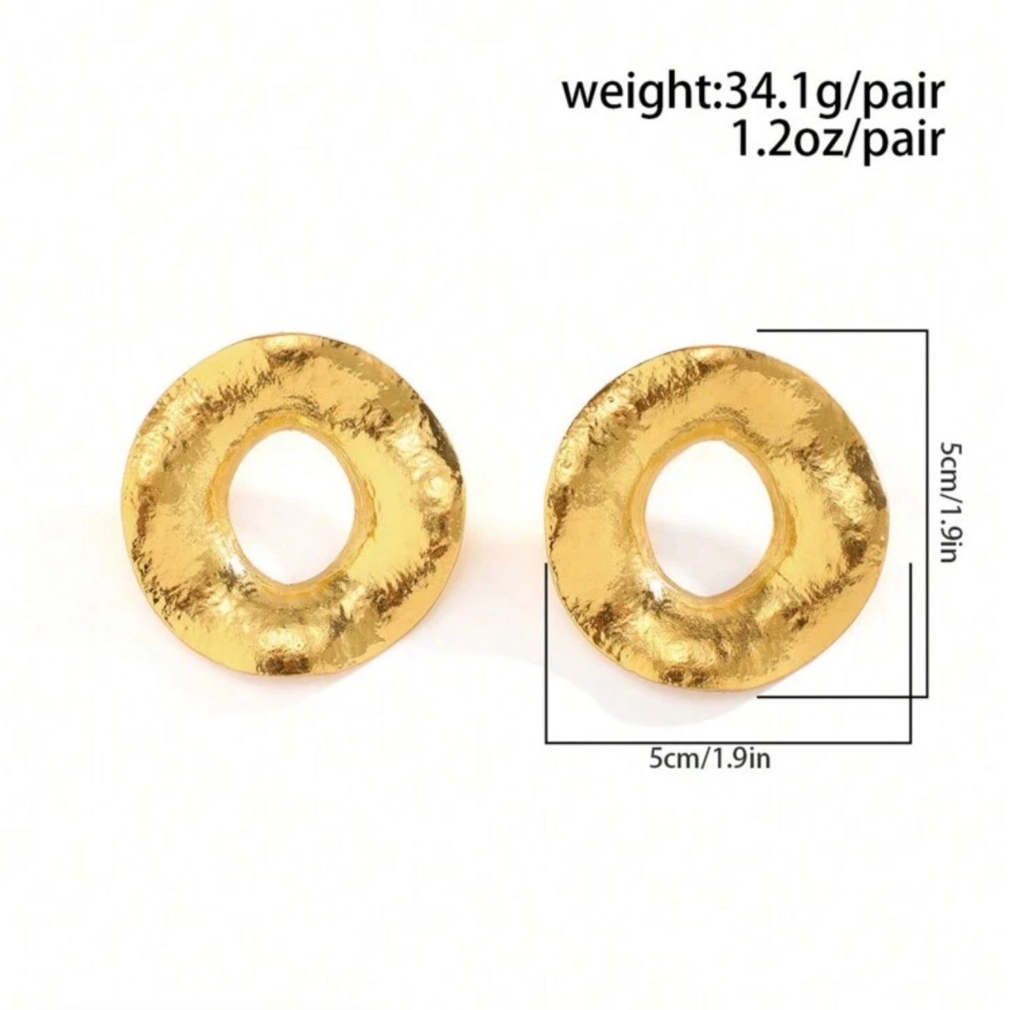 Infinity Earrings - Gold