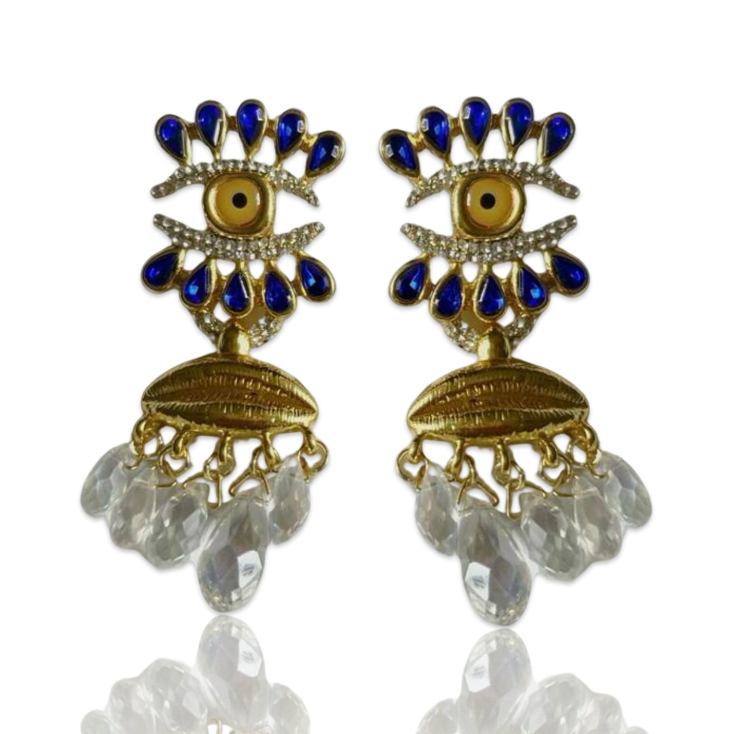 Can’t Keep My Eyes Off You Earrings - Blue