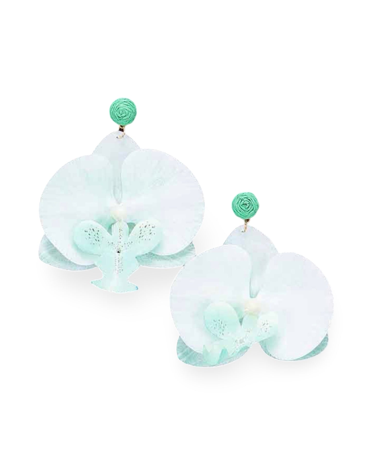 Orchid Earrings - Teal