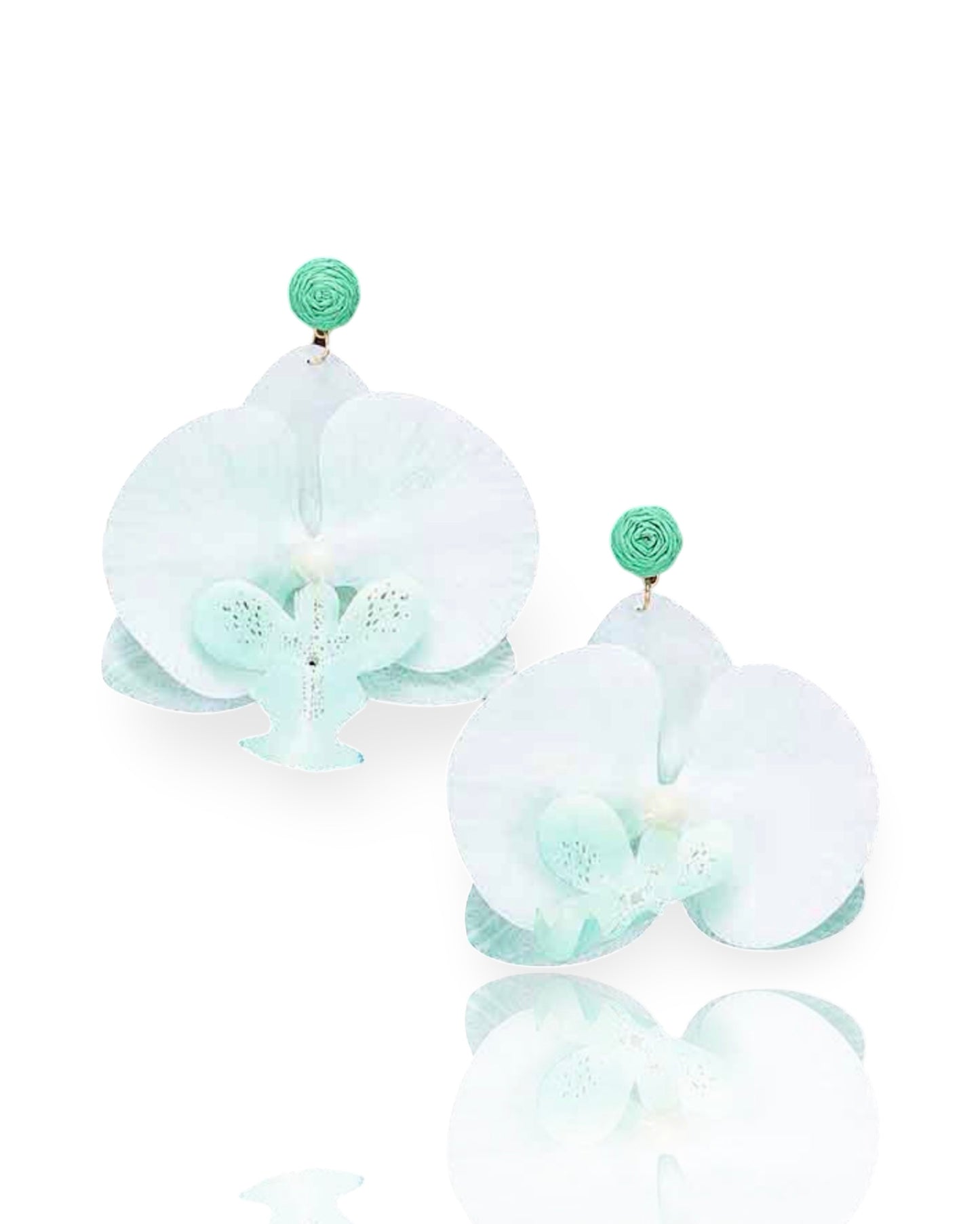 Orchid Earrings - White