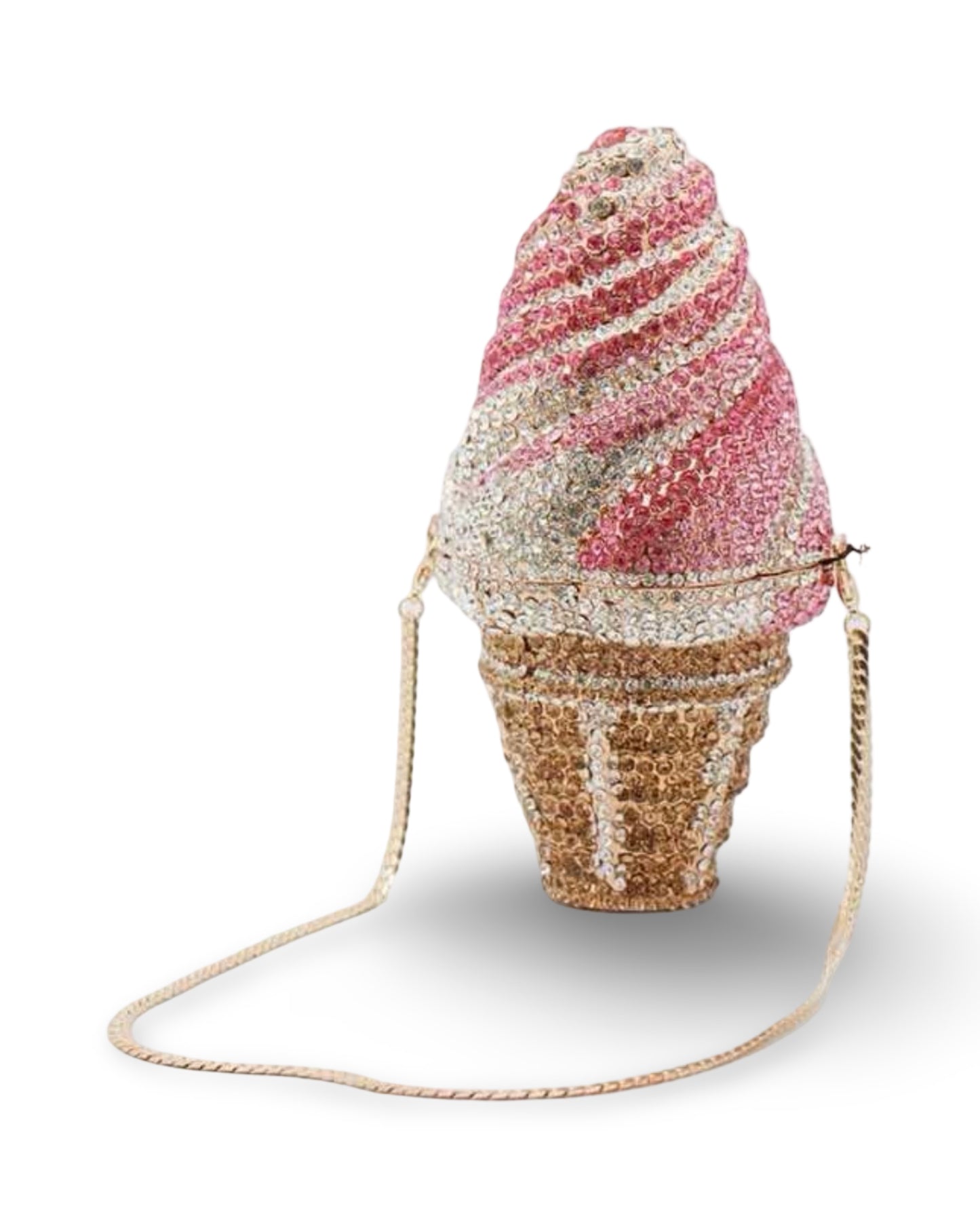 Ice Cream Cone Clutch - Pink