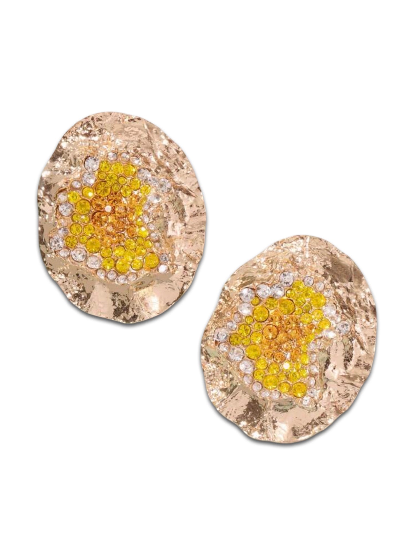 Geode Earrings - Violet
