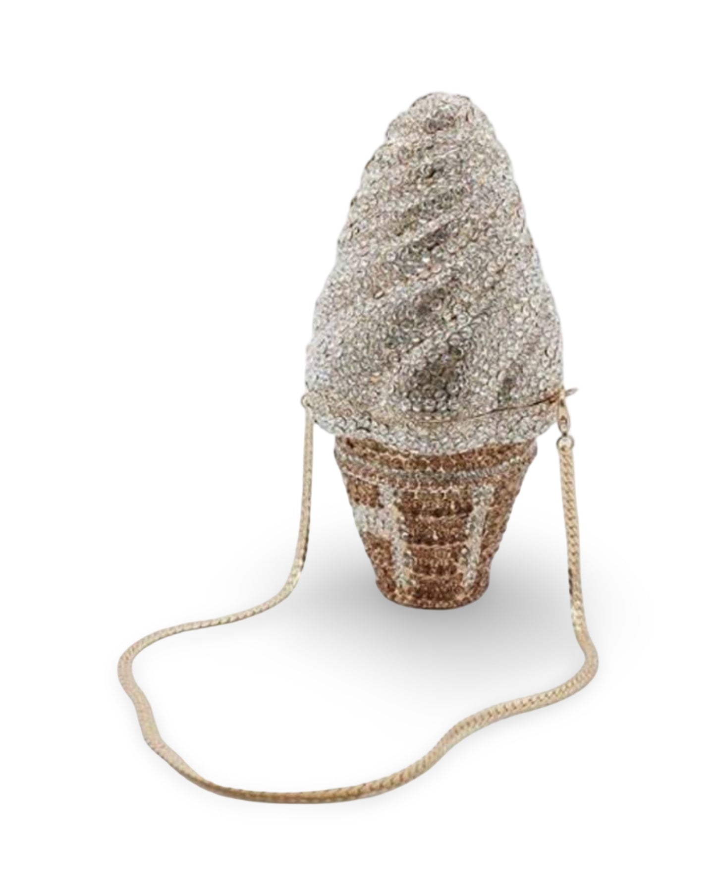 Ice Cream Cone Clutch - Vanilla