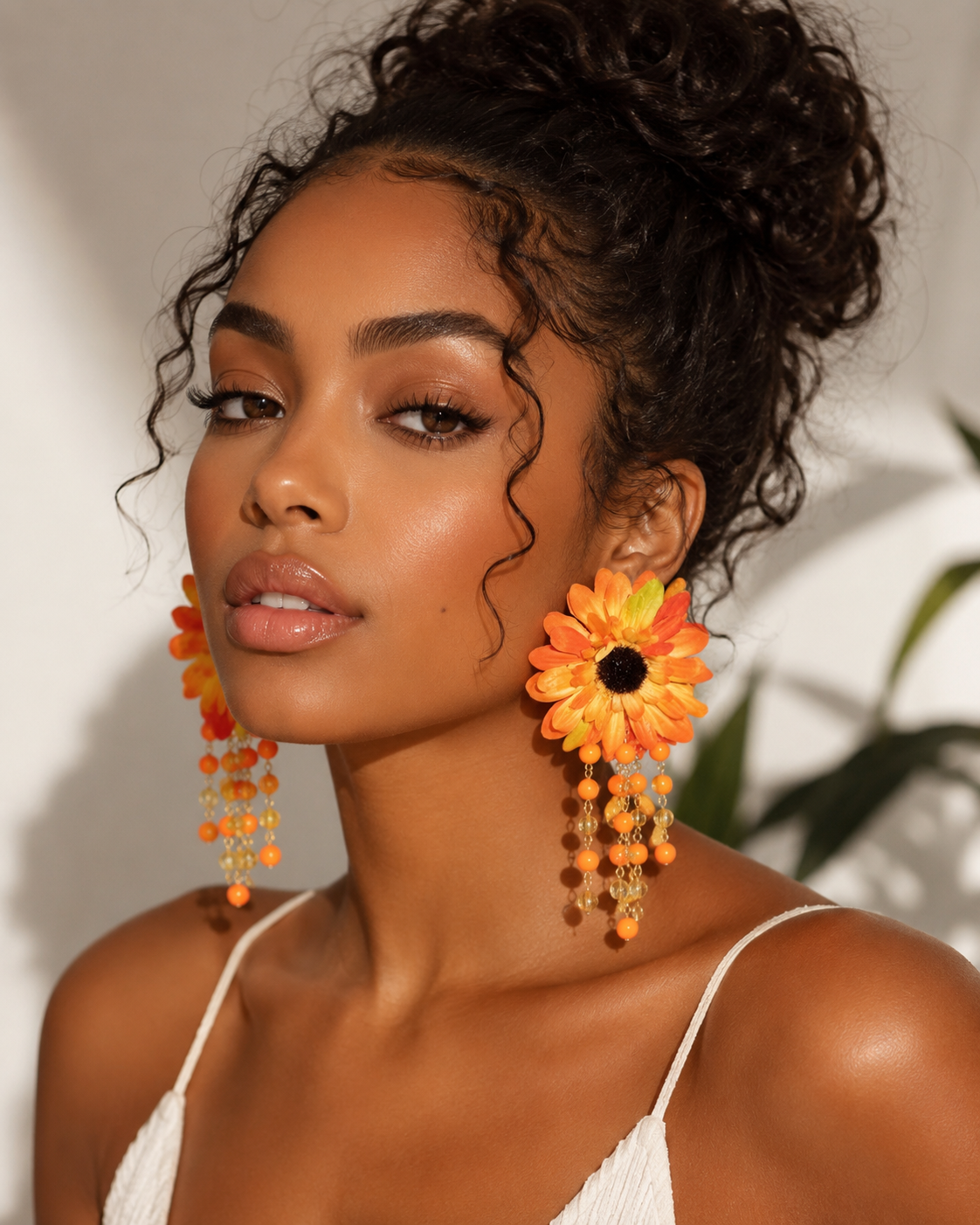 Hello Sunshine Earrings - Orange