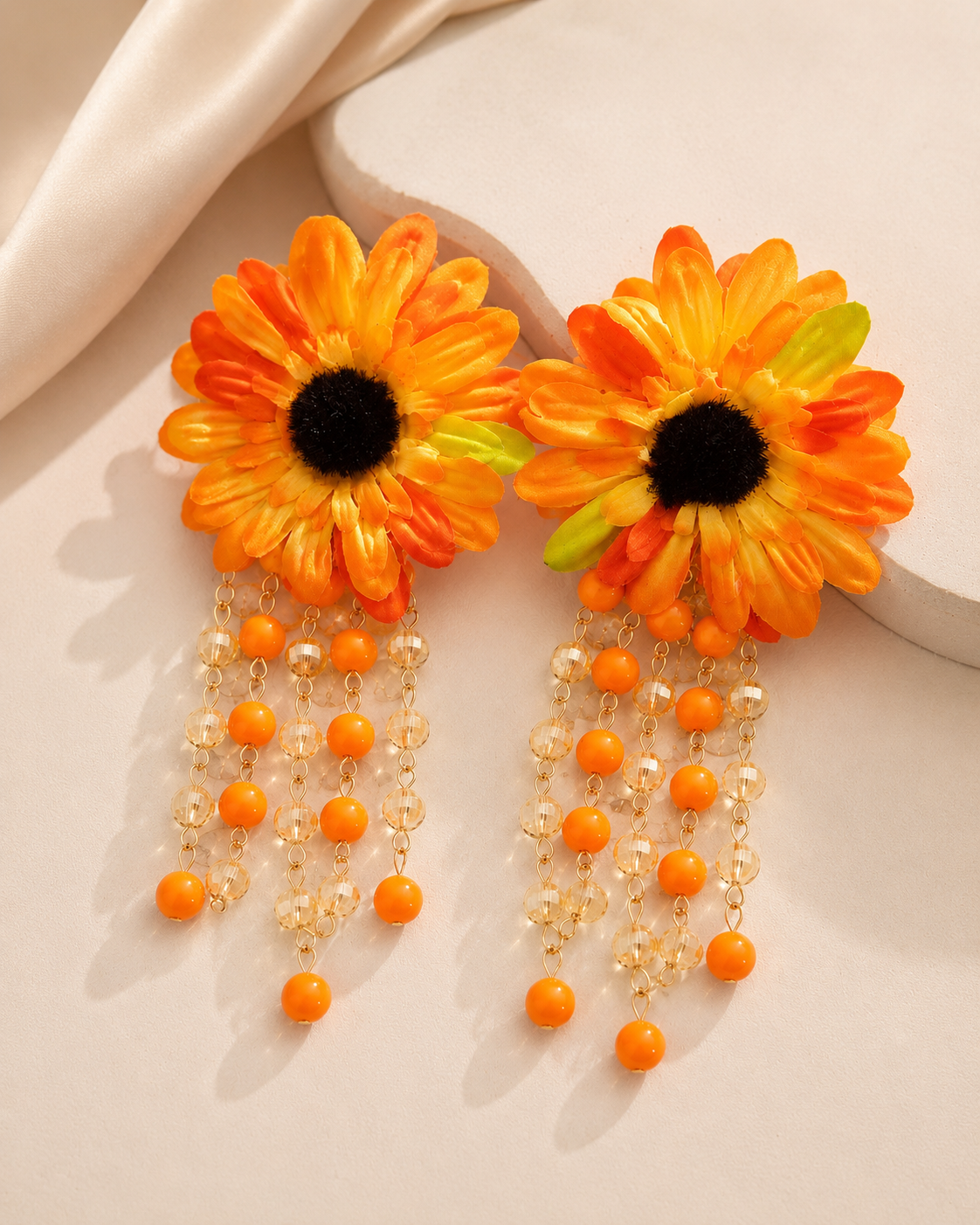 Hello Sunshine Earrings - Orange