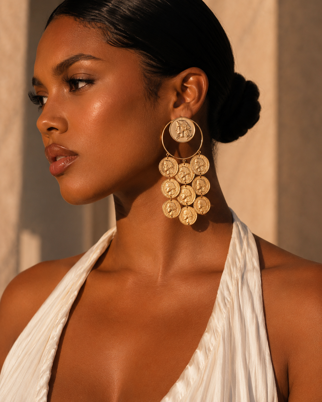 When In Rome Earrings - Gold