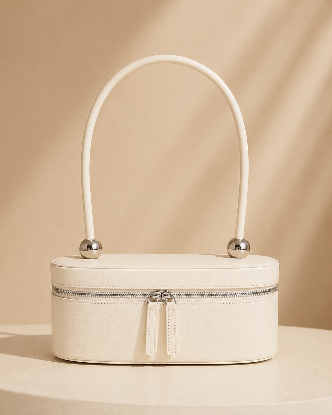 Madison Shoulder Bag -  Cream