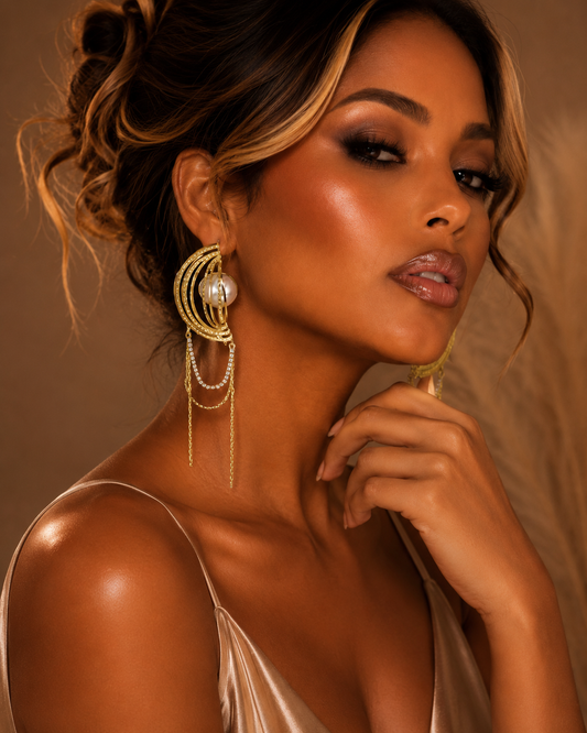 Christa Earrings - Gold