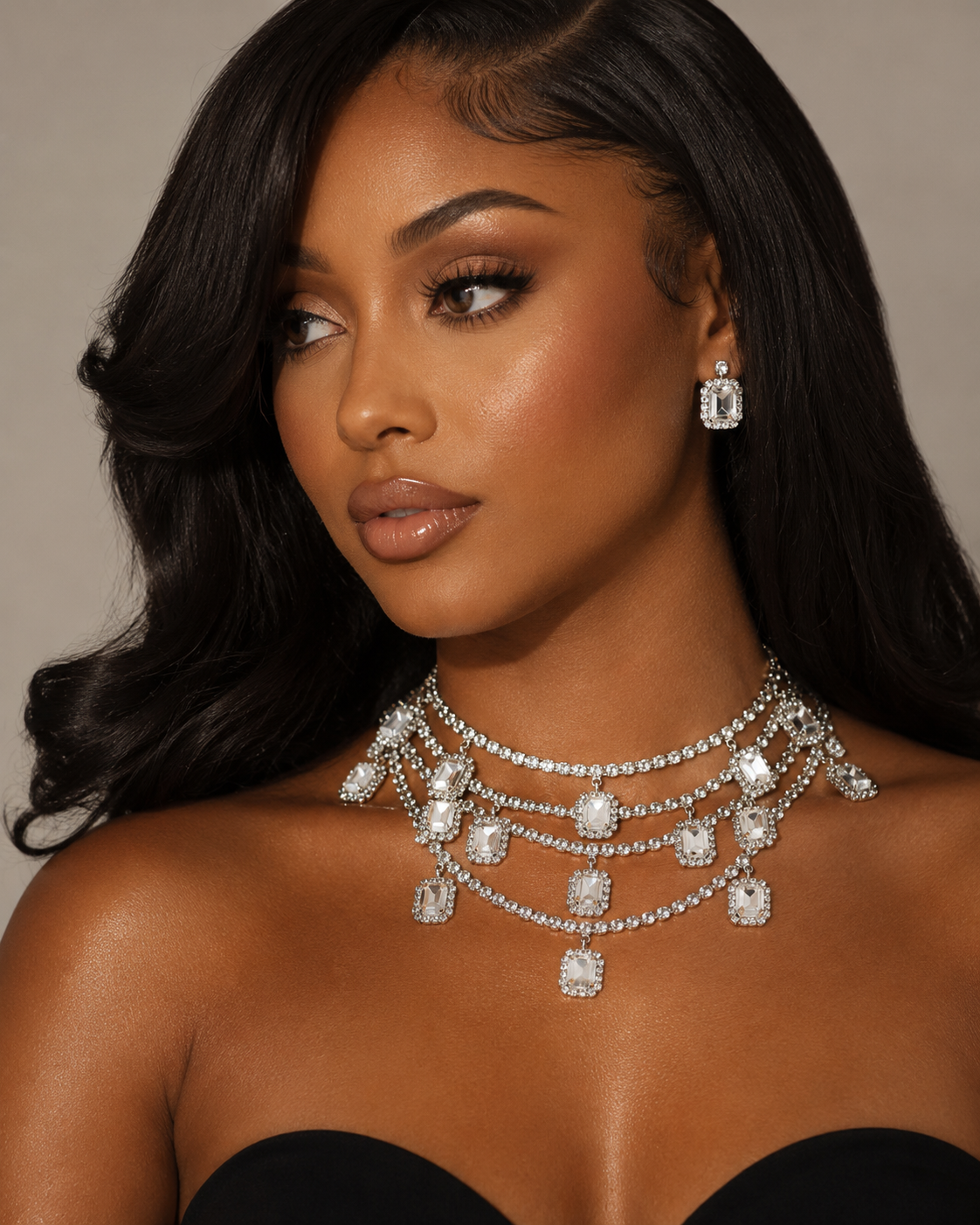 Royalty Choker - Silver