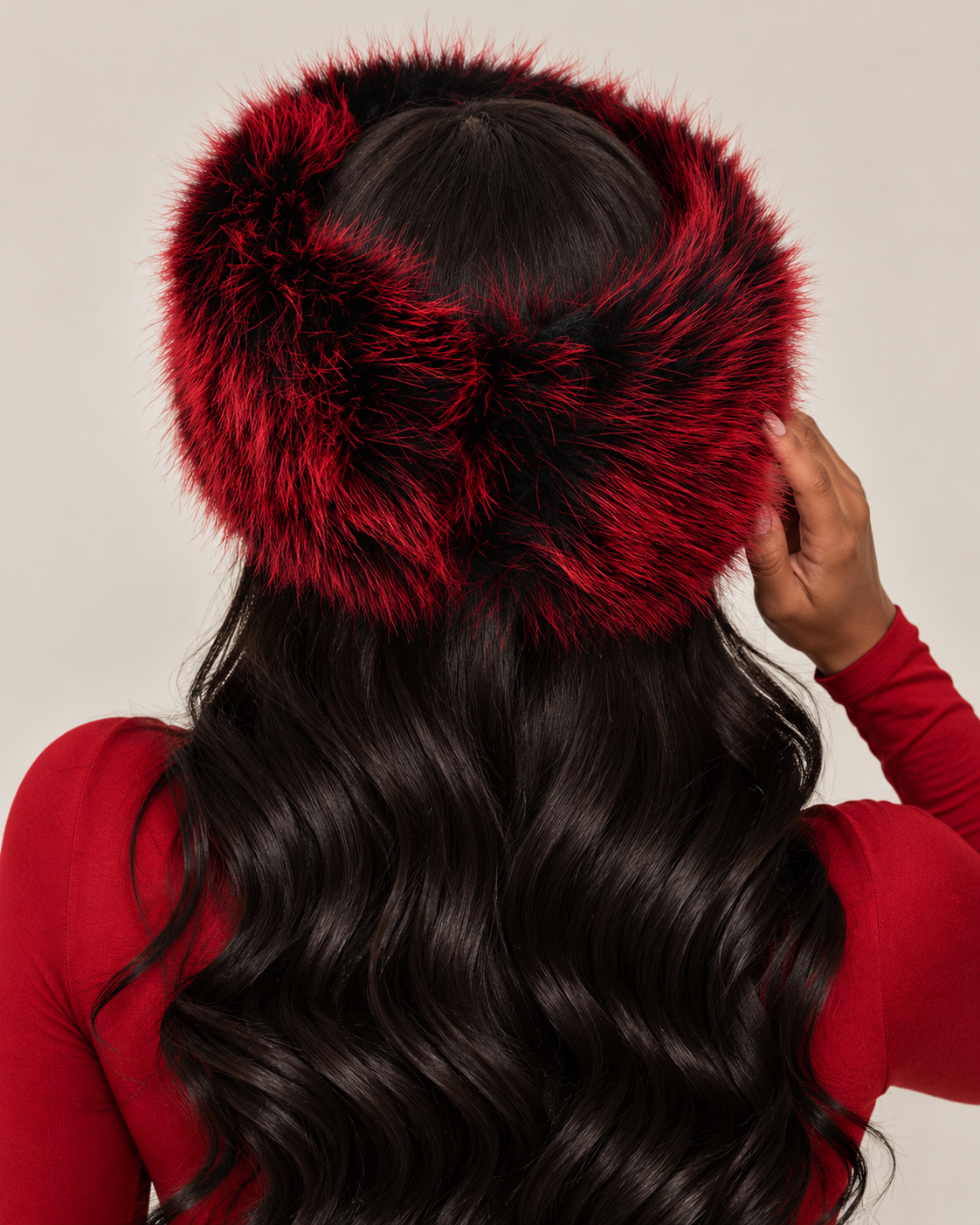 Cute & Cozy Headband- Red