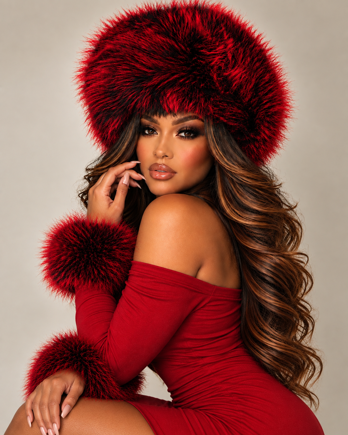 Meet Me In Aspen Hat - Red