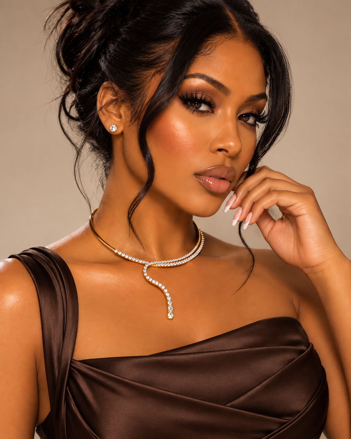Serenity Necklace Set - Gold