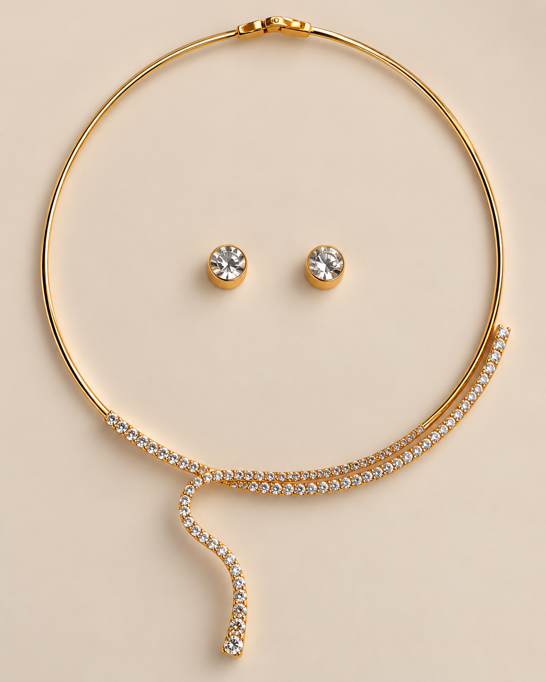 Serenity Necklace Set - Gold