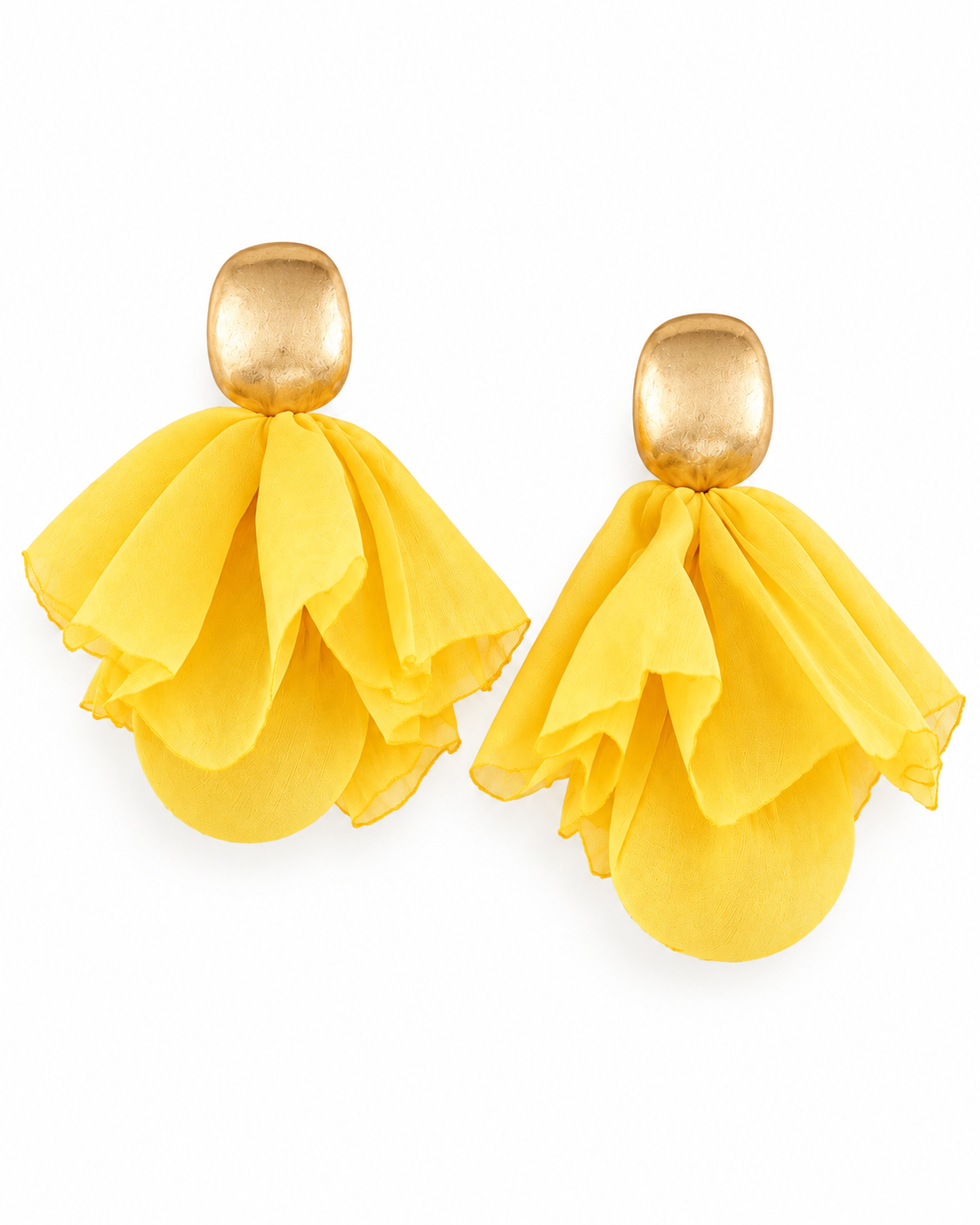 Belle Tassel Earrings - Yellow