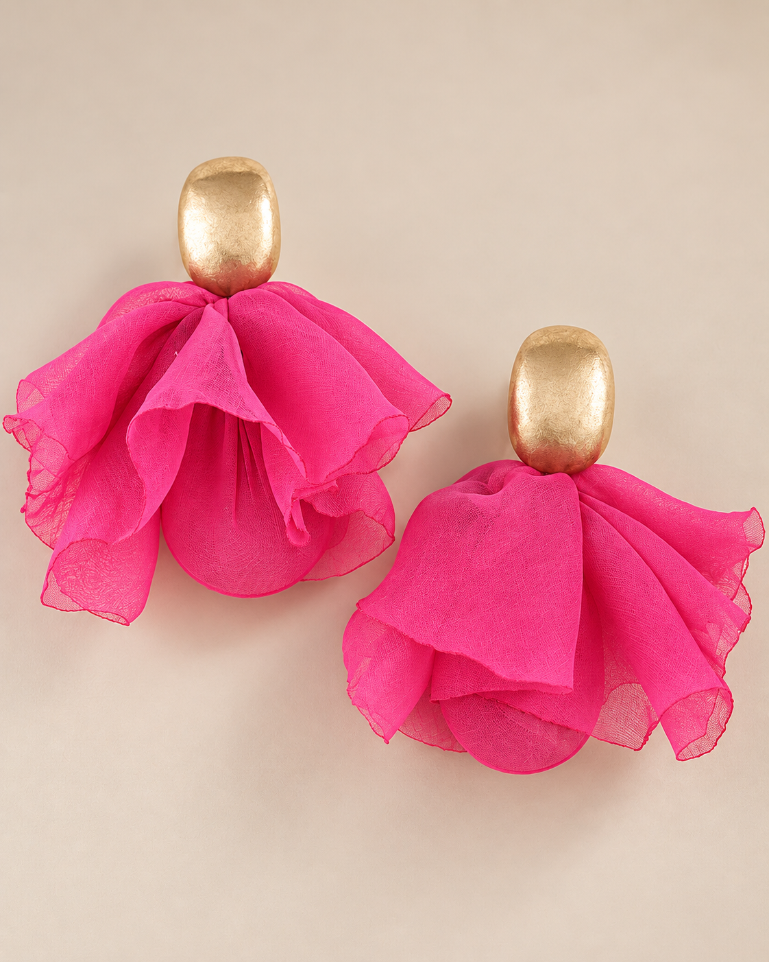 Belle Tassel Earrings - Fuchsia