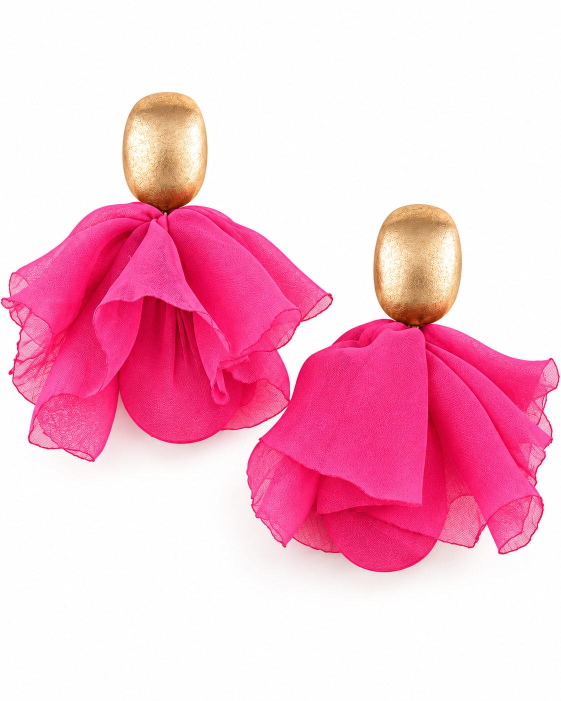 Belle Tassel Earrings - Fuchsia