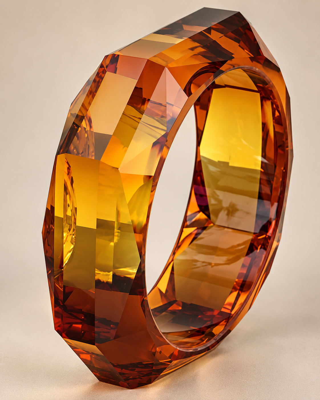 Diamond Cut Bracelet - Clear