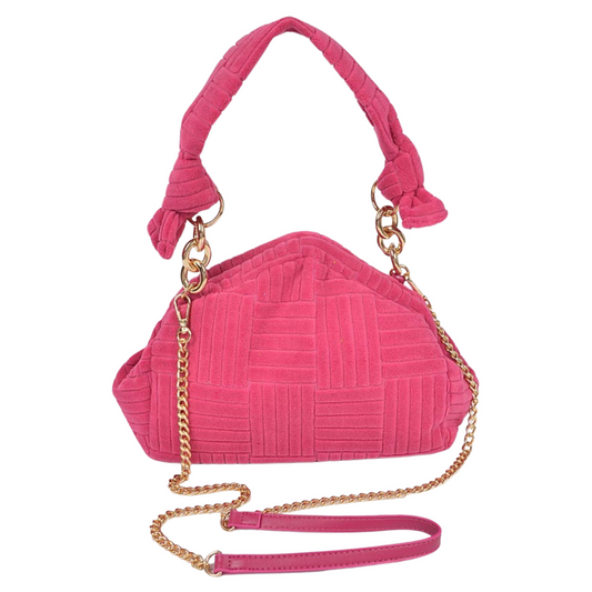 She's A Trendsetter Shoulder Bag - Fuchsia