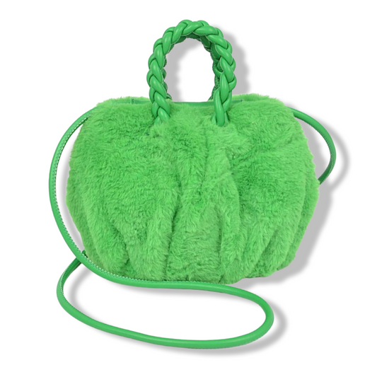 Warm & Fuzzy Feeling Crossbody - Green