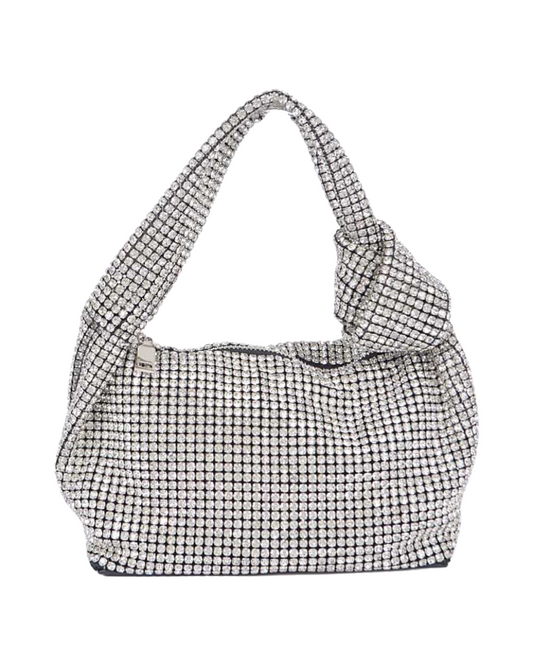 Knot Your Average Girl Handbag - Silver