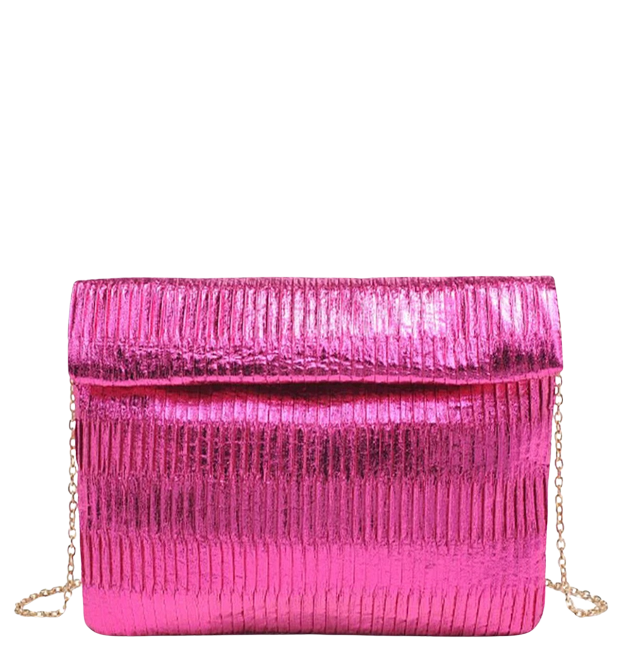 So Sophisticated Clutch - Fuchsia