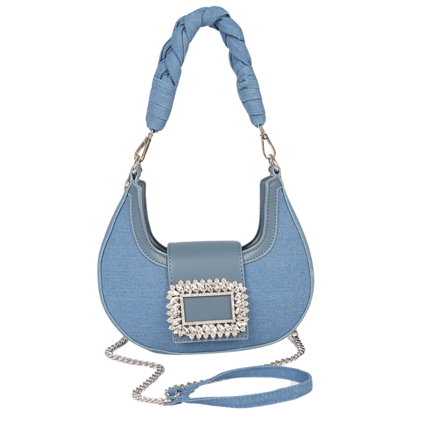 Hold Me Down Shoulder Bag - Blue