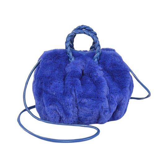 Warm & Fuzzy Feeling Crossbody - Blue